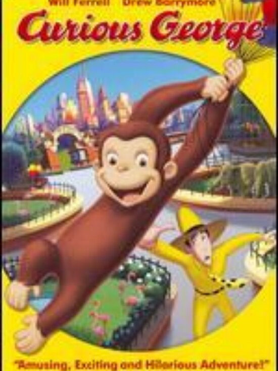 Curious George DVD Movie Will Ferrell Drew Barrymore Universal Rated G Family - Picture 1 of 5